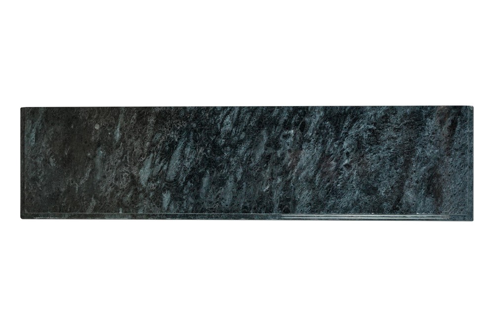 Portugal Made Rounded Black & Gray Marble Shelf