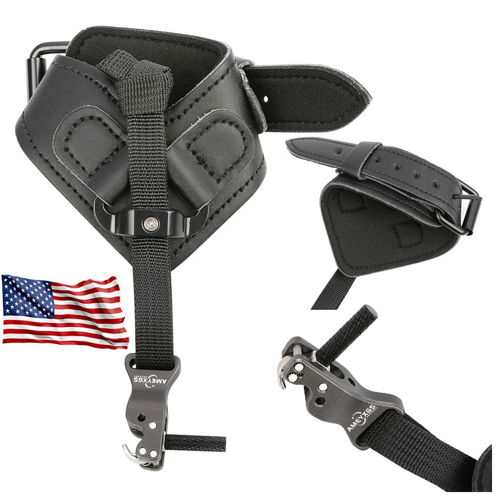 Compound Bow Release Adjustable Archery Caliper Releaser Aid Target Shooting