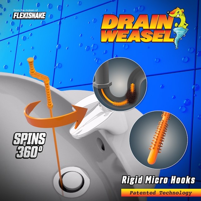 FlexiSnake Drain Weasel Plastic Drain snake