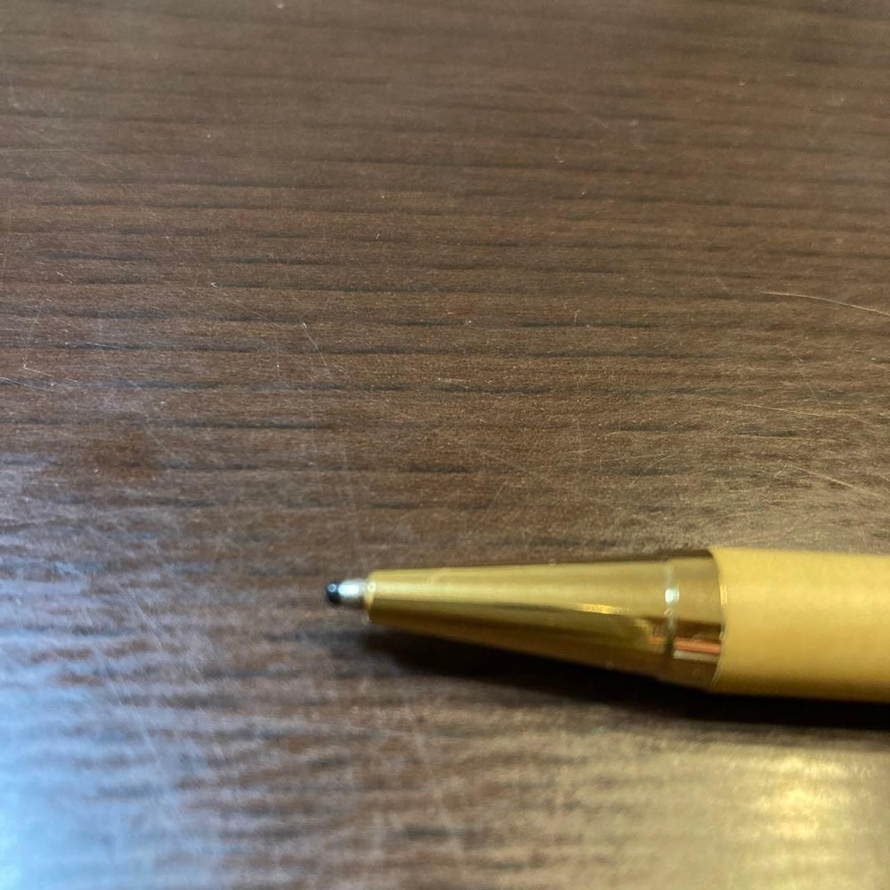 Boxwood Material Beige Ballpoint Pen