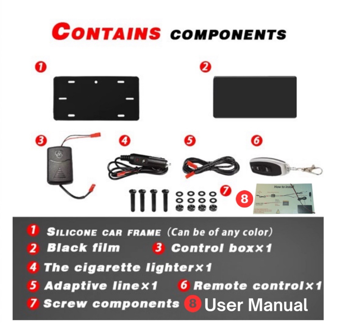Phantom license plate frame For Cars not For Street Use Offroad Use Only.