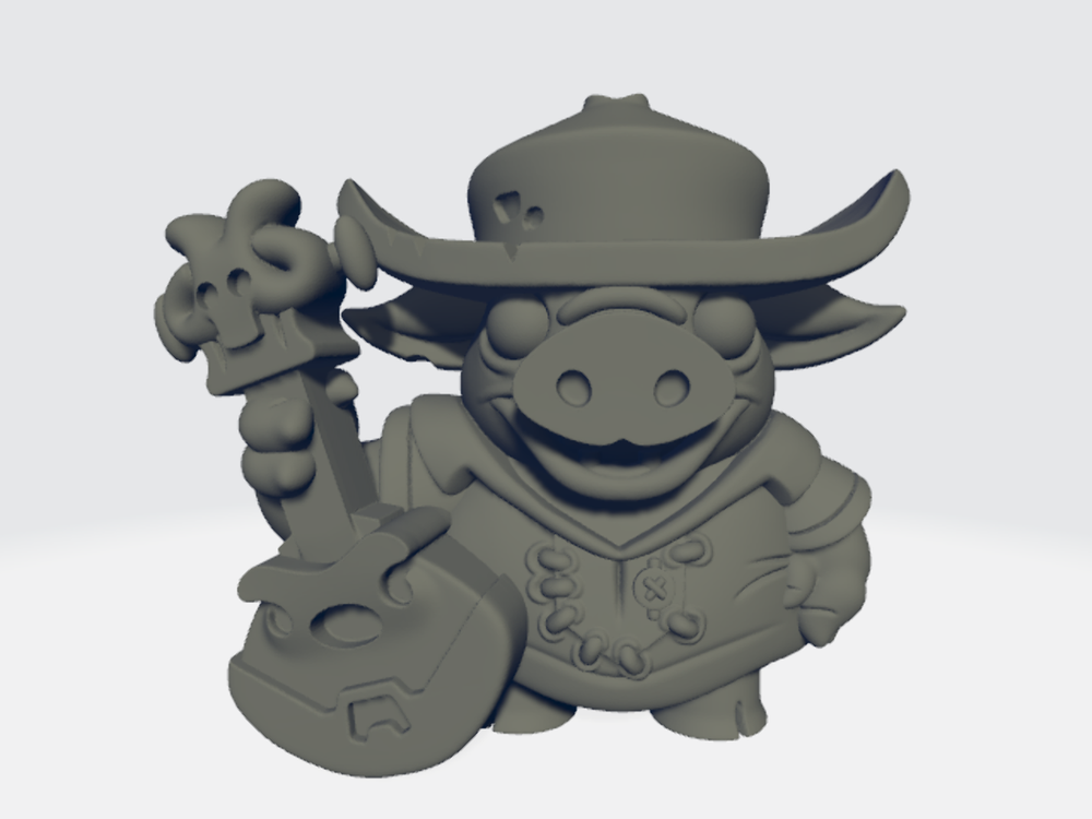 Chibi Tykes - Bard Pig