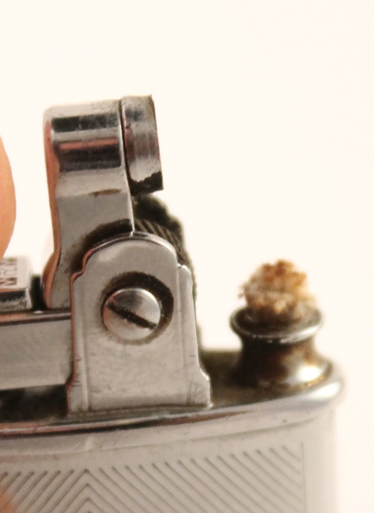 Ronson "Whirlwind" Lighter Tortoise Enamel "JB" Monogram