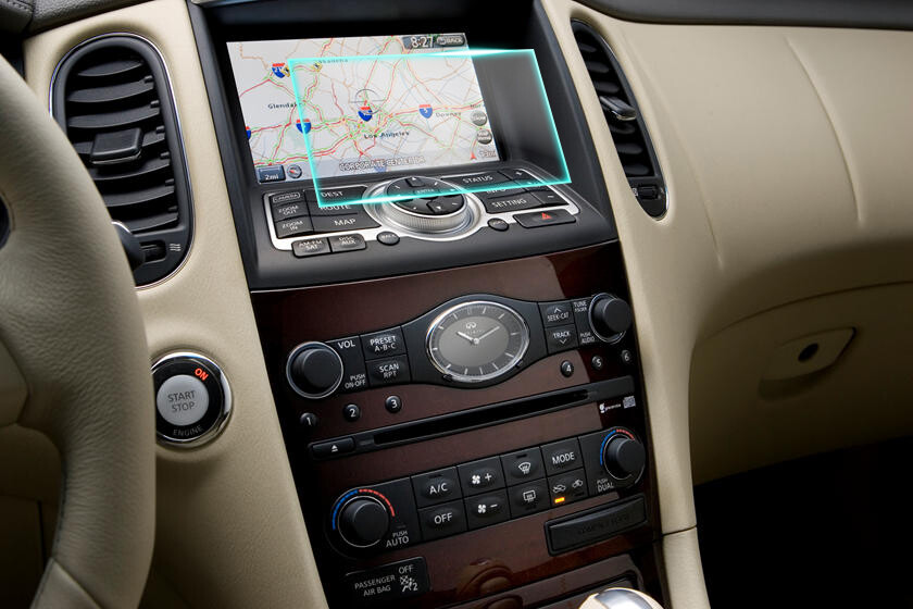 Crystal Clear Screen Protector for 2012 Infiniti EX35 Vehicle Navigation