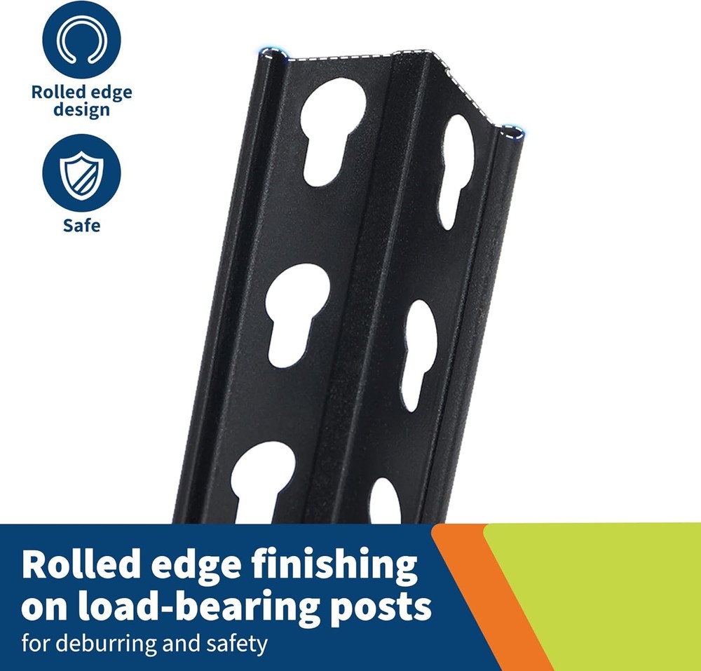 5-Tier Storage Shelving Unit Garage Storage Rack Adjustable 2500 LBS Load