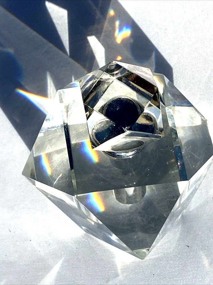 Olig Cassini Crystal Perfume Bottle**