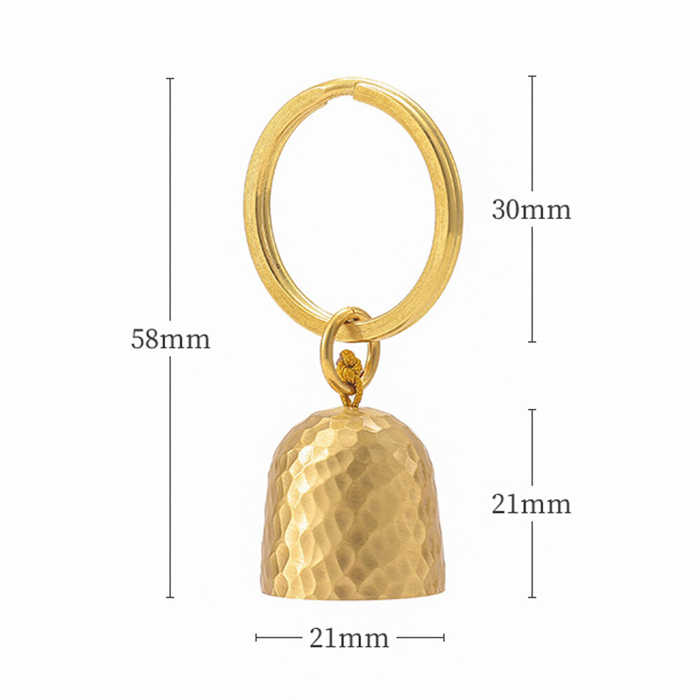 Ultralight Portable Little Bell Home Outdoor Camping Tent Brass Bell EDC Pendant