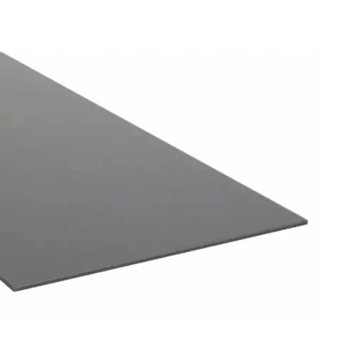 48" L X 24" W Black Plastic Sheet High Density Polyethylene 1/8 in Thick HDPE