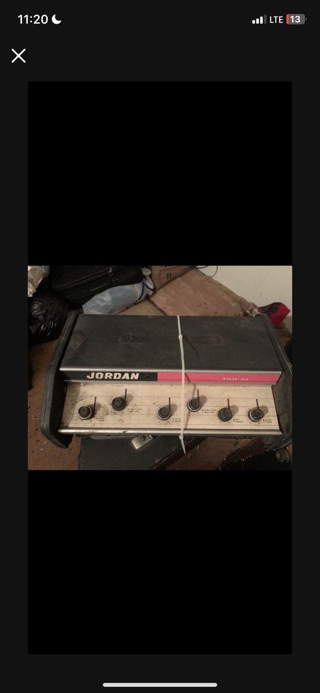 JORDAN 1960’S AMPLIFIER-  UNTESTED