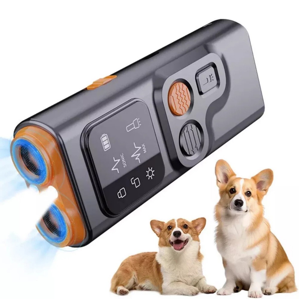 Ultrasonic Dog Bark Deterrent with LED Light and Behavior Correction Device