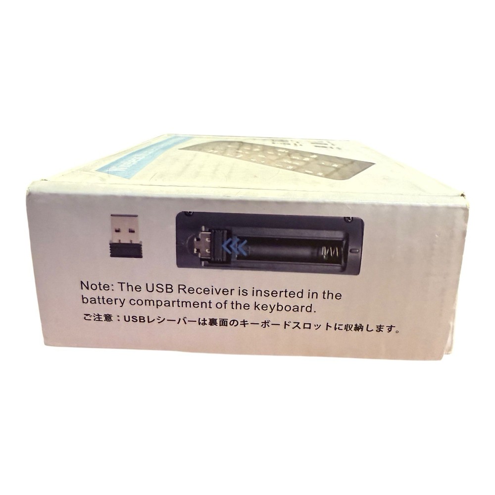 Wireless Numeric Keypad & Mouse Combo – 2.4GHz, USB, Black