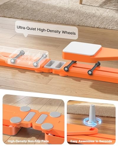Pliates Board - Multifunctional Anti-Slip Silent Basic-Orange Pilates Board
