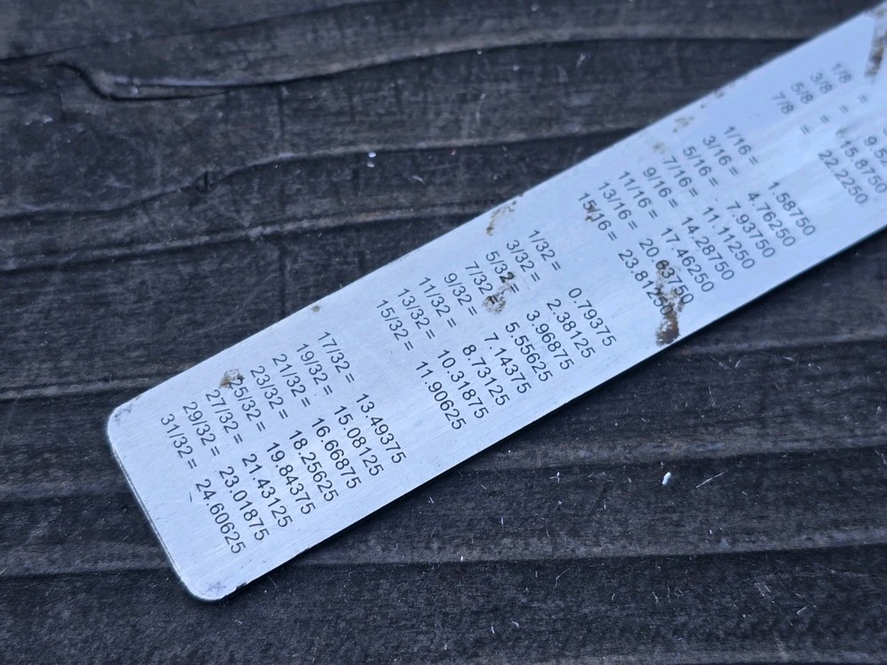 Gimars Stainless Steel 6" Machinists Ruler
