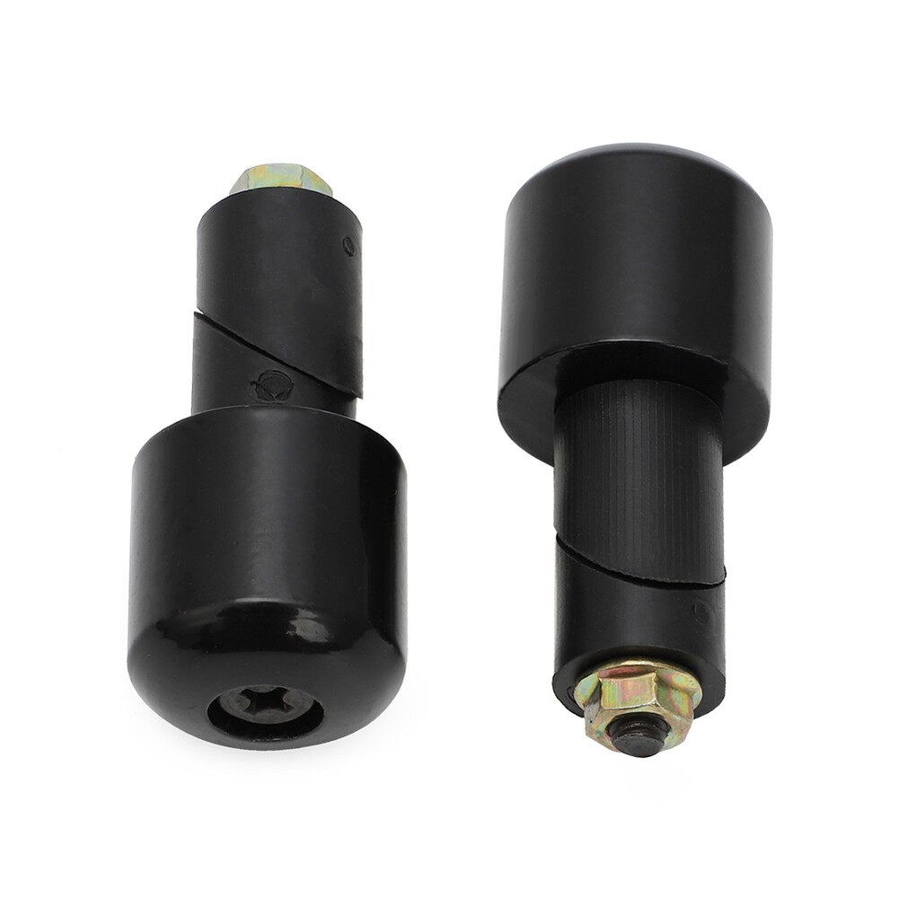 7/8" 22mm Solid Iron Handle Bar Ends Heavy Weight Vibration Reducing Grip Plugs