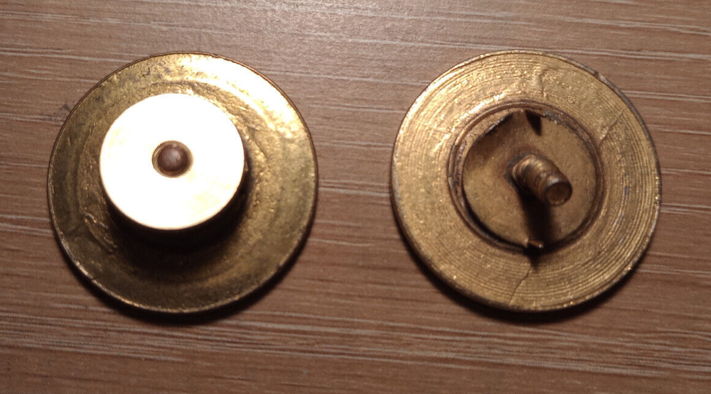 US Army Infantry, 11th Regiment Co. D. Interwar Collar Disk set, Type I