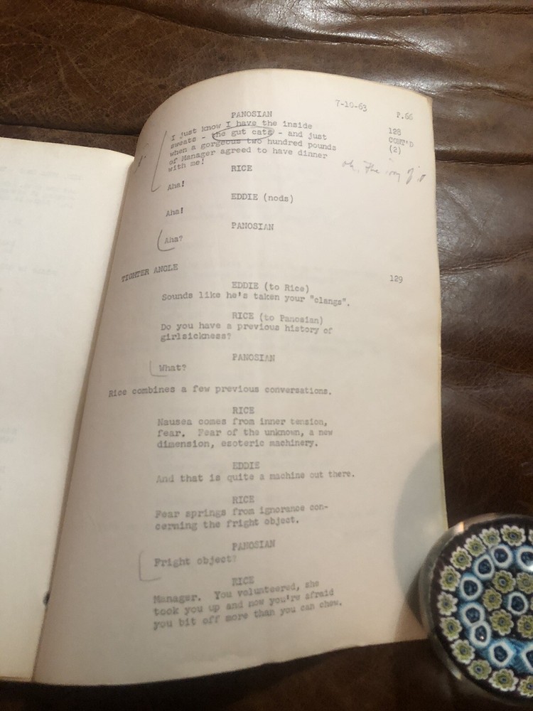 THE LIEUTENANT VIntage TV SCRIPT