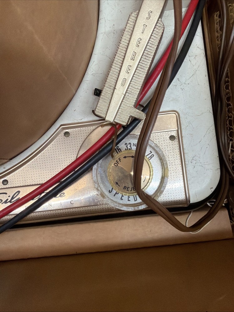 Vintage Silvertone Record Player Model 298 Ms5