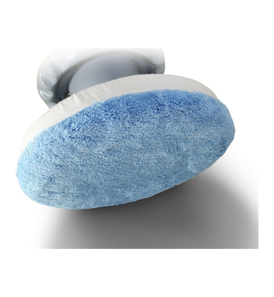 Auto Spa 5"-6" Microfiber Bonnet, Microfiber Material,2PK, Blue