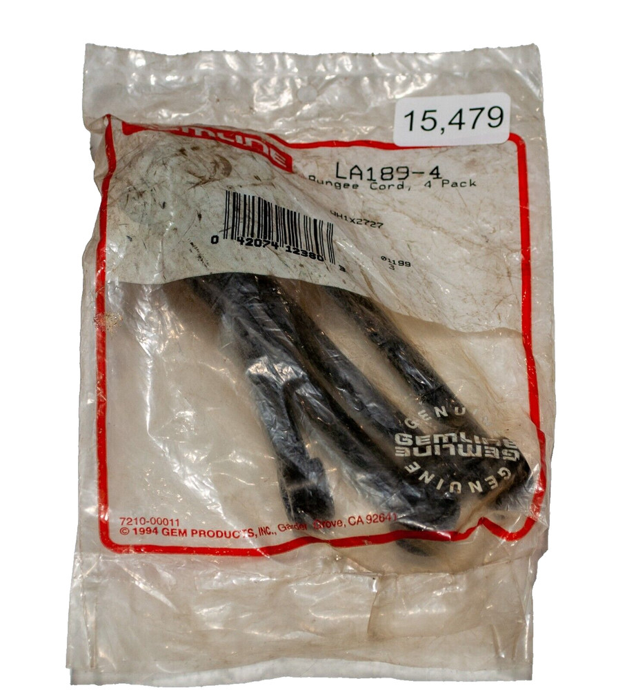 Gemline LA189-4 Bungee Cord -4 Pk-