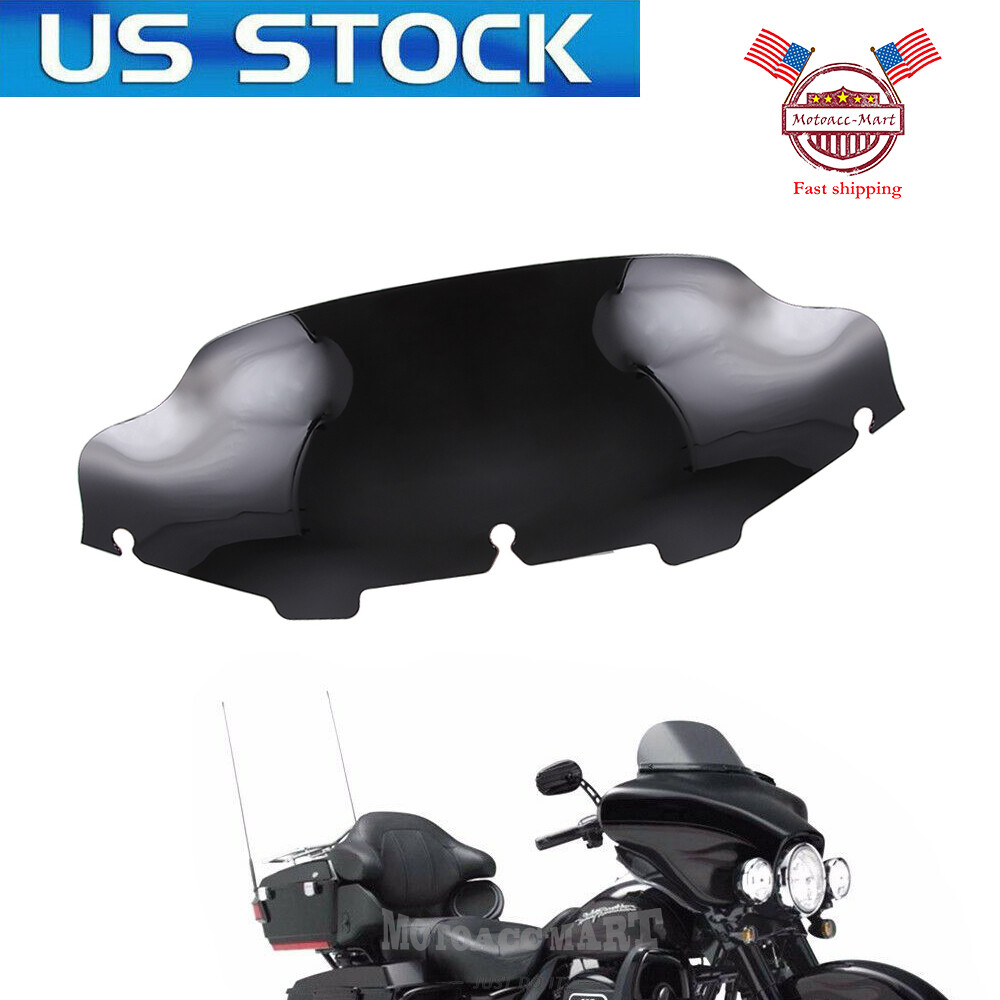 6" 8" Wave Upper Fairing Windshield Windscreen For Harley Touring Street Glide