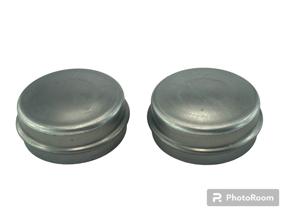 (Qty 2) 2.33" Solid Dust Cap Grease Cover for Trailer Axle Hub DC233