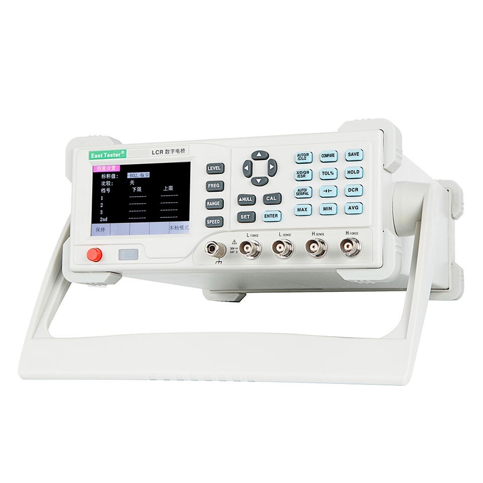Benchtop LCR Bridge Meter DCR Mode 10Hz-20kHz Frequency Continuously Adjustable