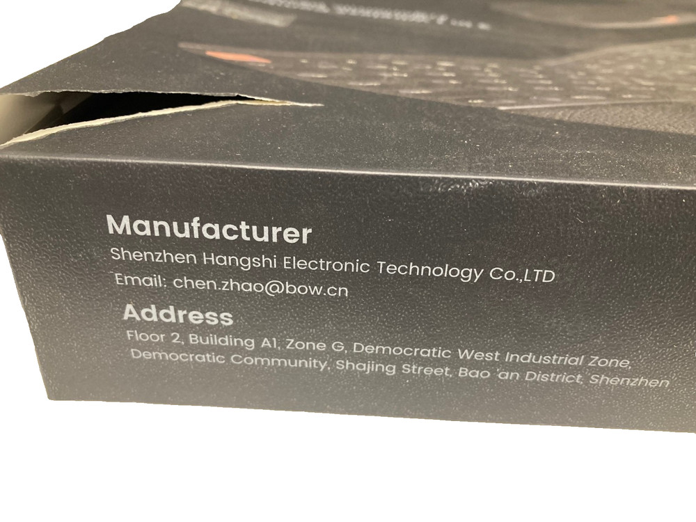 ProtoArc EkM04 Keyboard & Mouse Ergonomic Wireless Combo Split Design Black