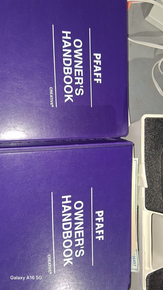 PFAFF creative 7570 Computerized Sewing/Embroidery Combo Machine w/ Accessories