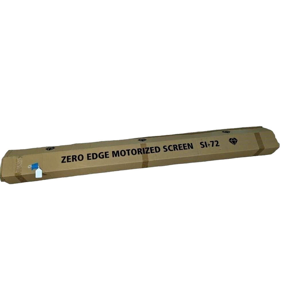 Black Diamond Zero Edge Motorized Projector Screen SI-72 (NEW - OPEN BOX)