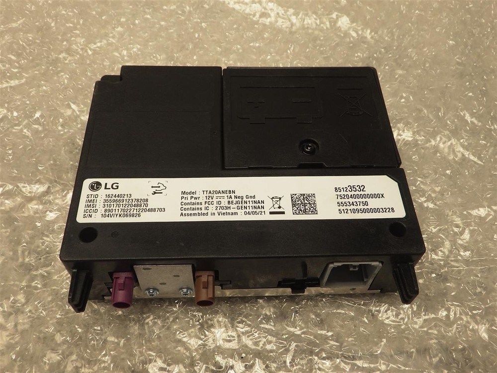 Cadillac XT6 2021-2023 Telematics Interface Module 85123532 5542