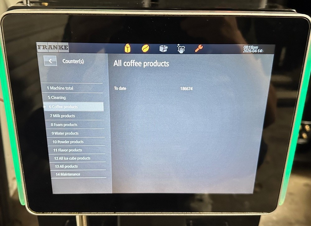 Franke A1000 Super Automatic Espresso Machine w/ Milk Cooling Unit