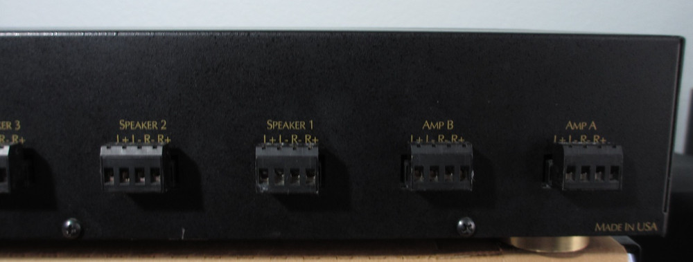Rossound SDB-6.1 High-power 6-pair speaker selector with volume control