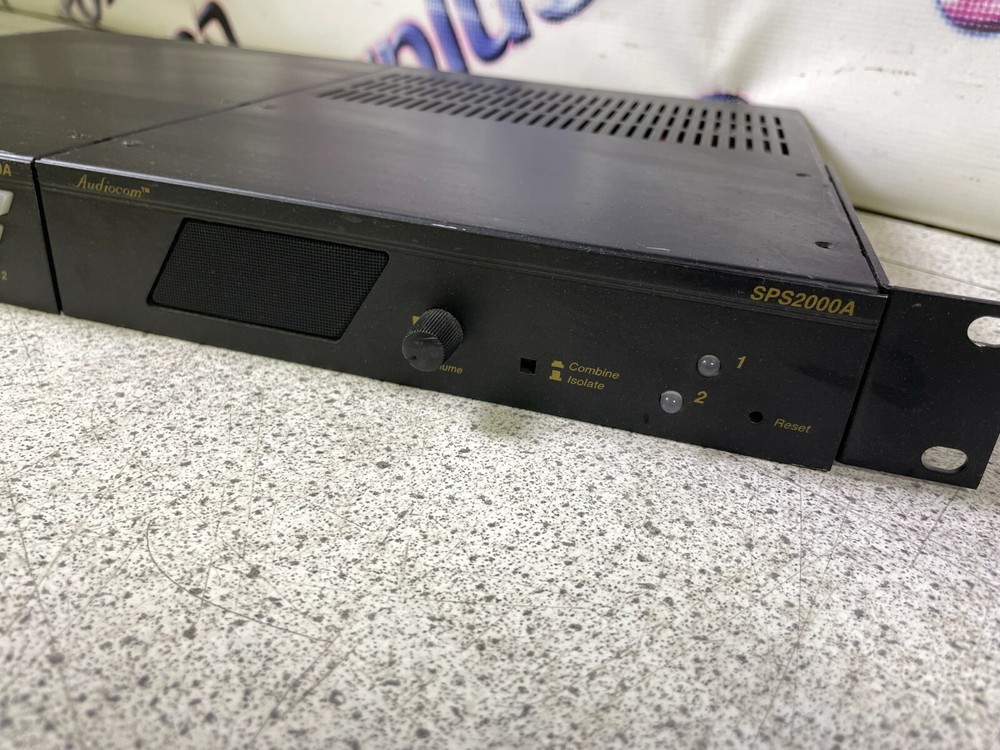 Telex Audiocom SPS2000A & US2000A Intercom Console