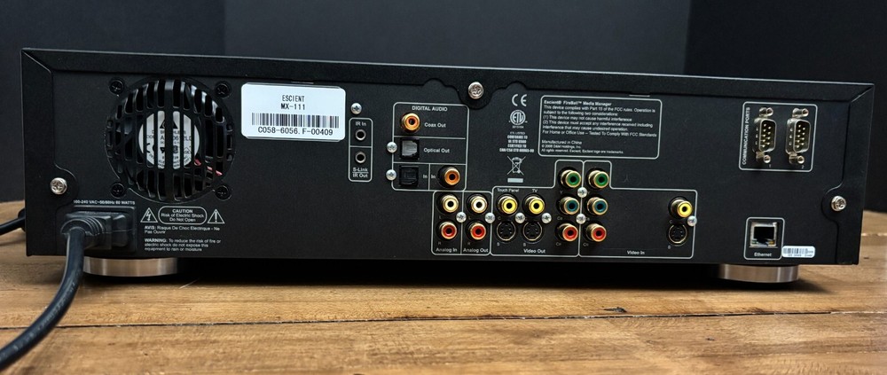 Escient Fireball MX-111 Digital Media Manager (does not power on)