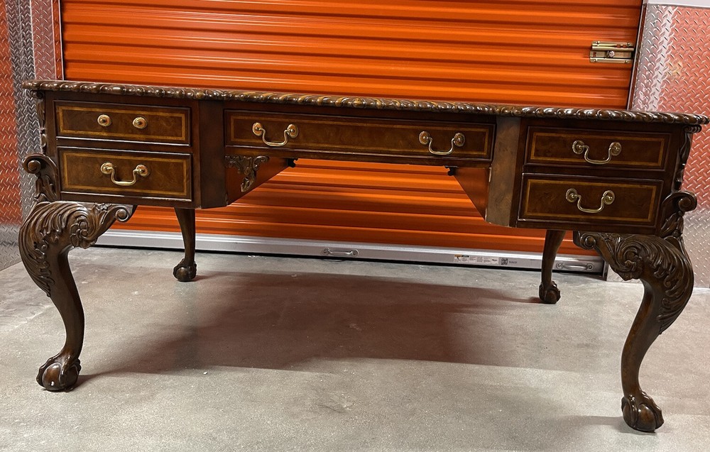 Maitland Smith Leather Top Desk - Read Description