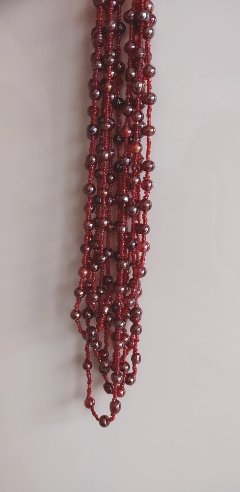 Vintage glass necklace