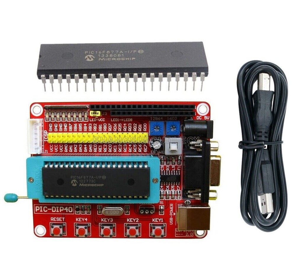 PIC16F877A PIC Minimum System Development Board JTAG ICSP Program Emulator NEW-