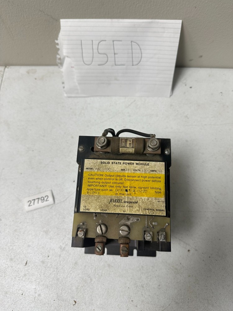 Harrel PM-440C Solid State Power Module 40 Amp, 460V