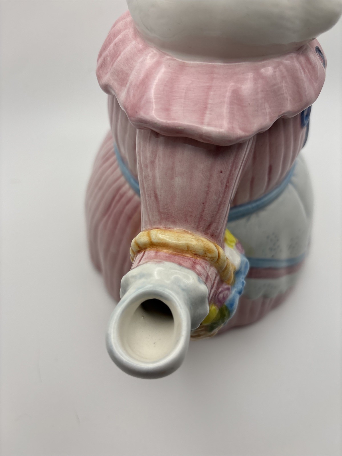 Rabbit Teapot TEA TIME Hand Painted Seymour Mann Easter Springtime