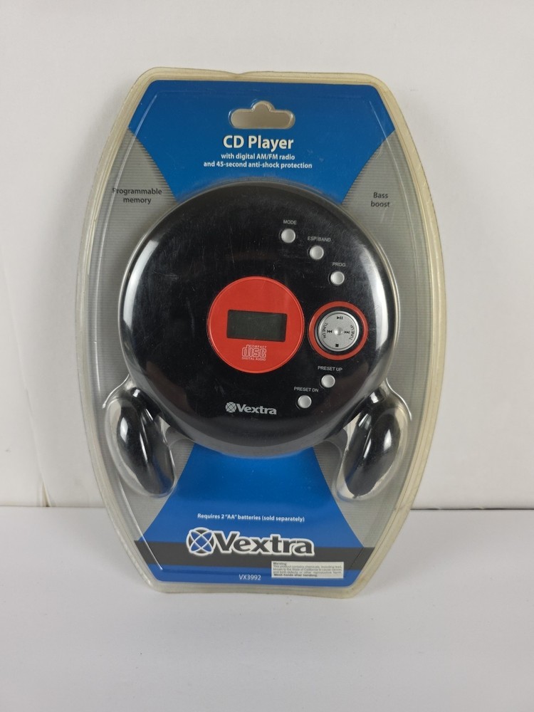 Vintage Vextra CD Player NEW/SEALED Programmable Memory/ Bass Boost