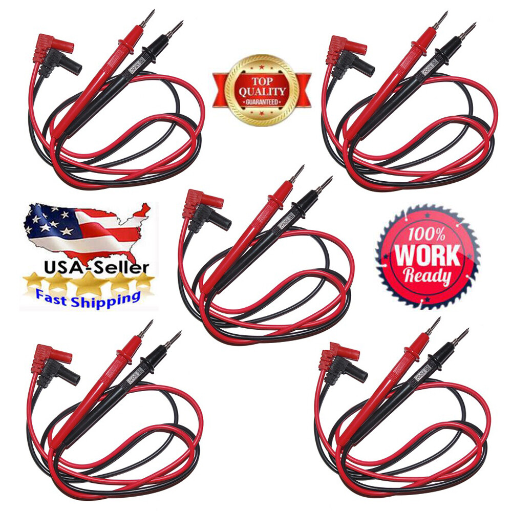 Universal Probe Wire Cable Test Leads Pin For Digital Multimeter Meter