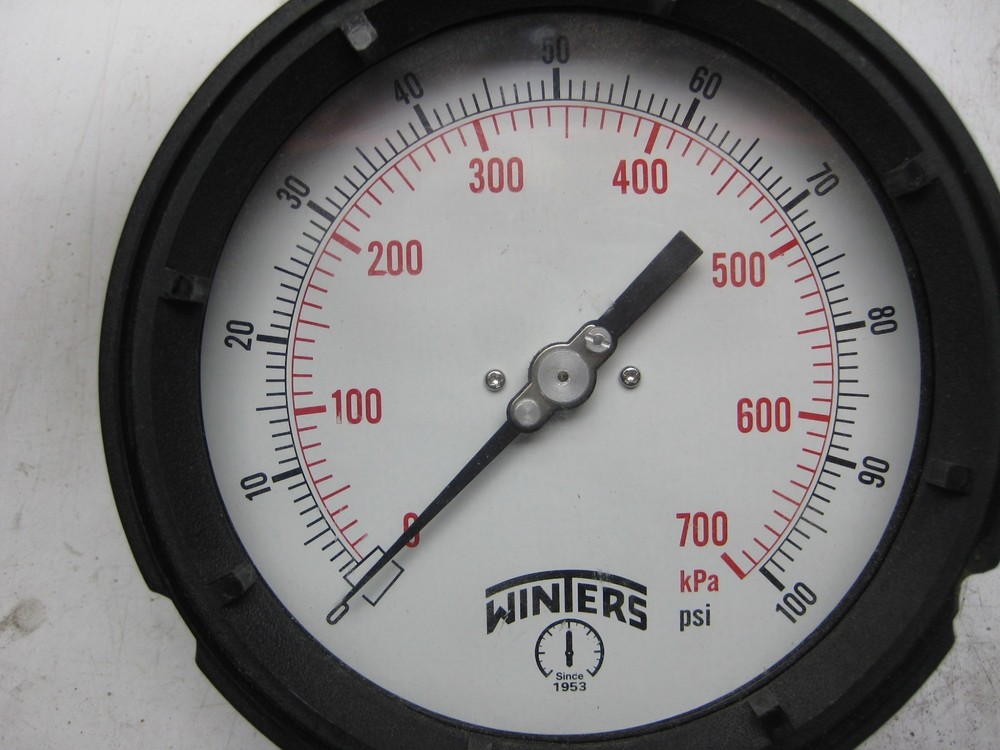 WINTERS GAUGE 0-100 PSI NSNP