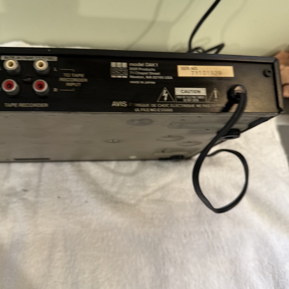BSR DAK 1 Variable Frequency Noise Reduction Unit - TESTED & WORKS GREAT!
