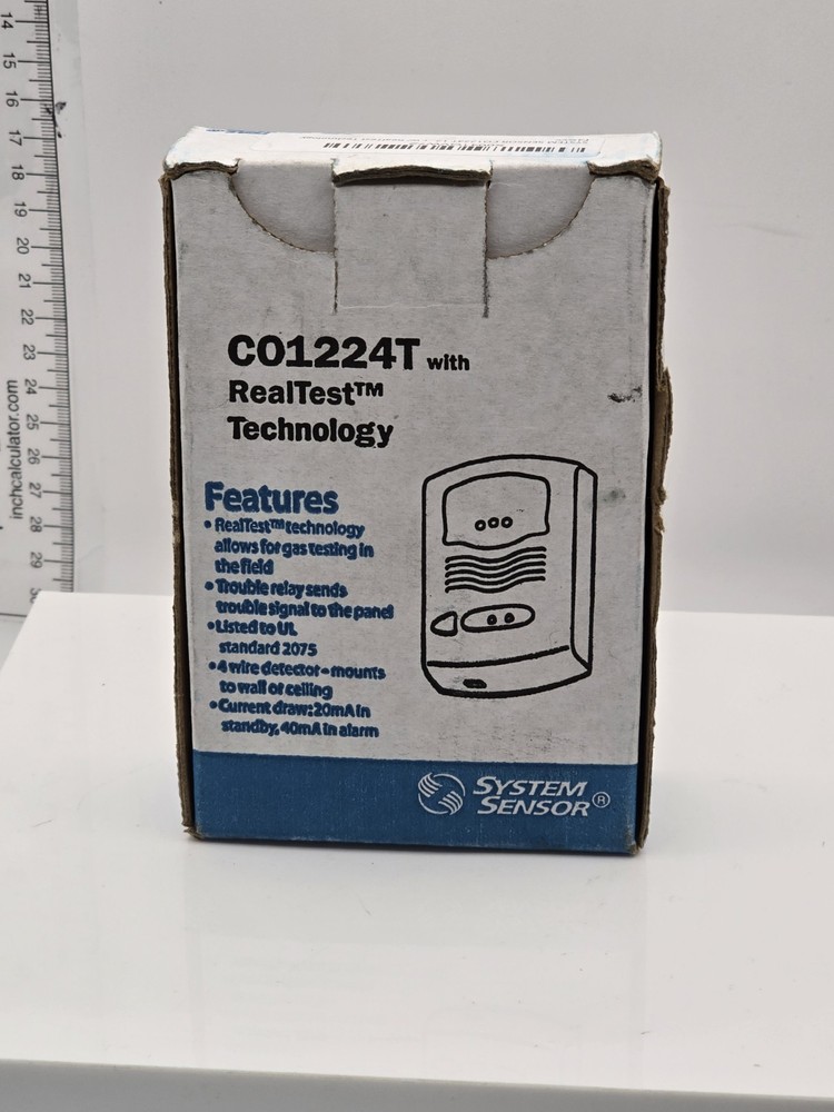 NEW & SEALED SYSTEM SENSOR C01224T CARBON MONOXIDE DETECTOR
