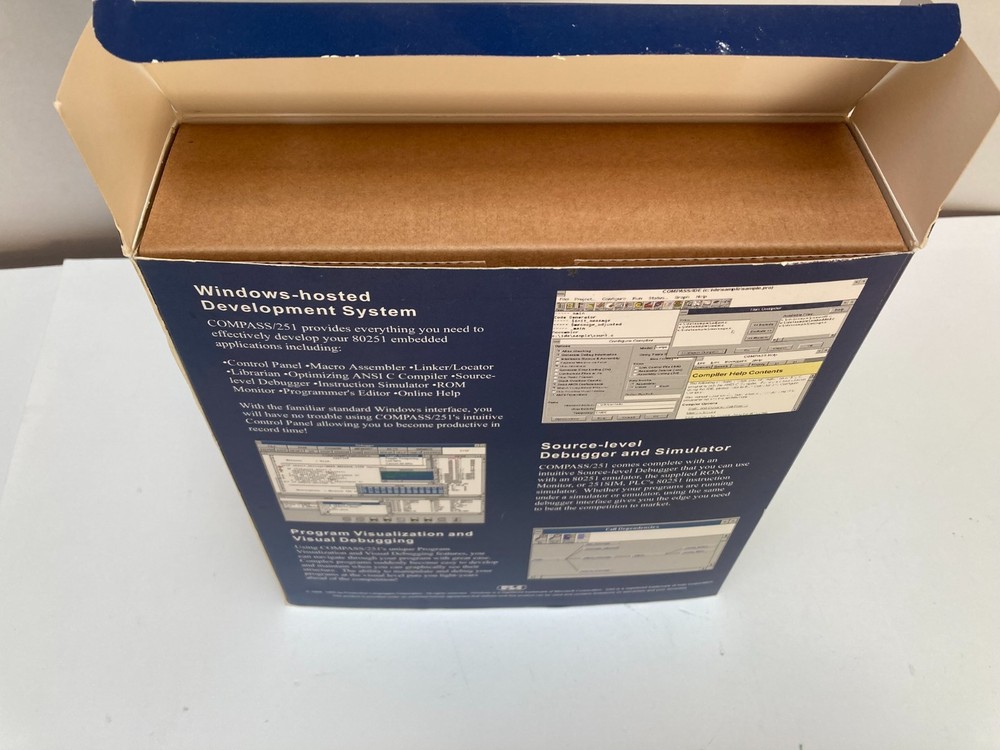 Compass/251: 80C251 (8/16/32-bit 8051, 805X) IDE for Windows. Diskettes Tested