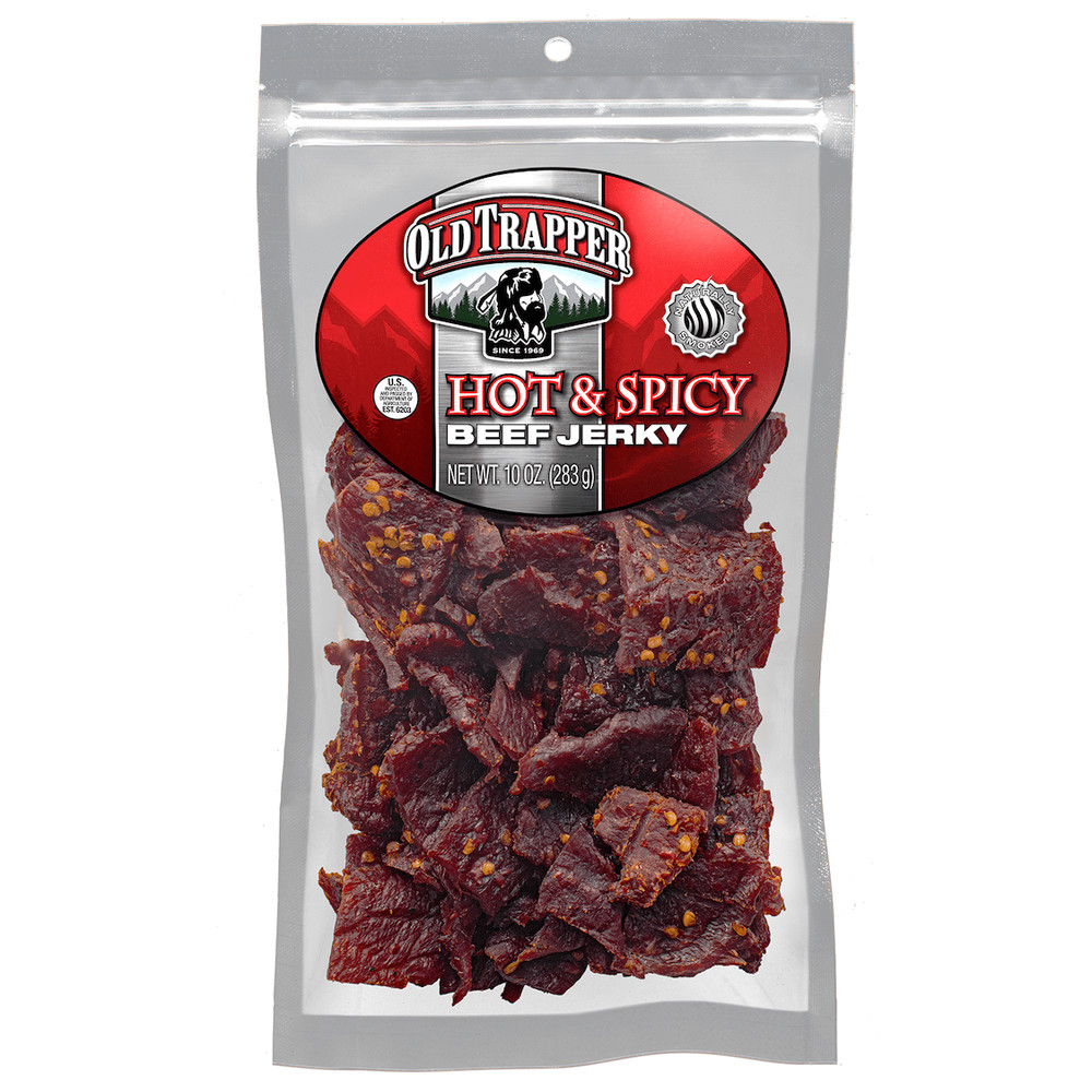 Hot Beef Jerky 10oz Resealable Bag