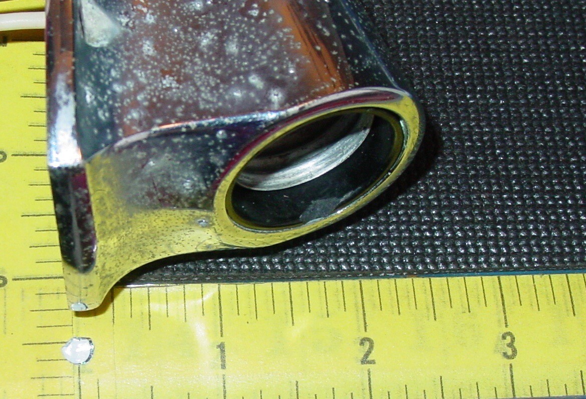 2 Vintage Boat Sconces Lot Art Deco Low Profile Compact Chrome Light Fixture