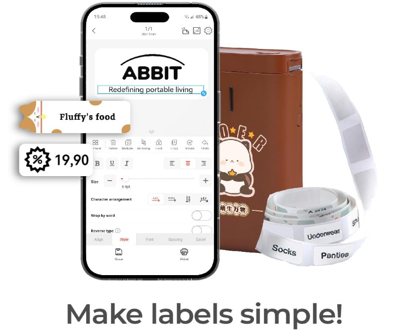 NIIMBOT D11 Label Maker Machine Label Printer Portable Special Edition