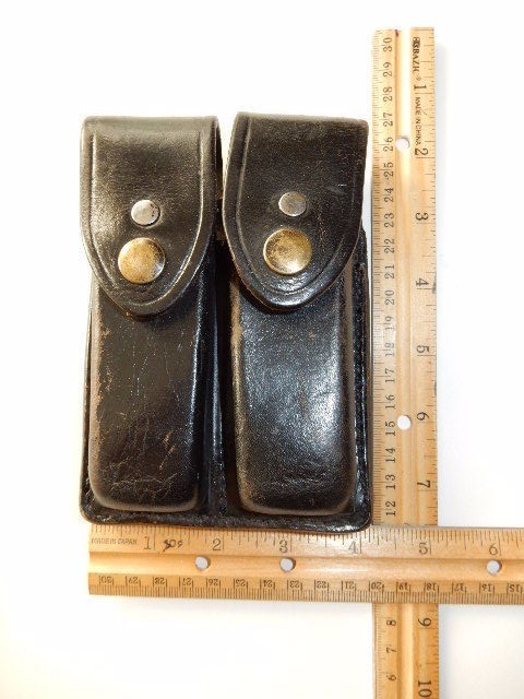 De Santis U41 G6 Leather Double Magazine Holder