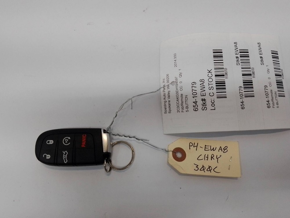 Five Button Fob/Remote from 2014 Chrysler 300 10983703